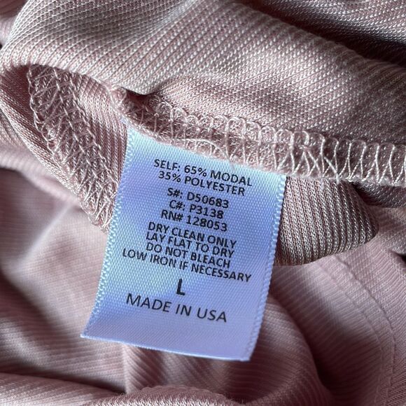 Potter’s Pot Pink Full Wrap Dress w/ Tie Around the Waist (Size: Large) - Picture 10 of 16